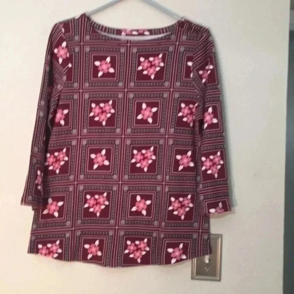 charter club ladies blouse M